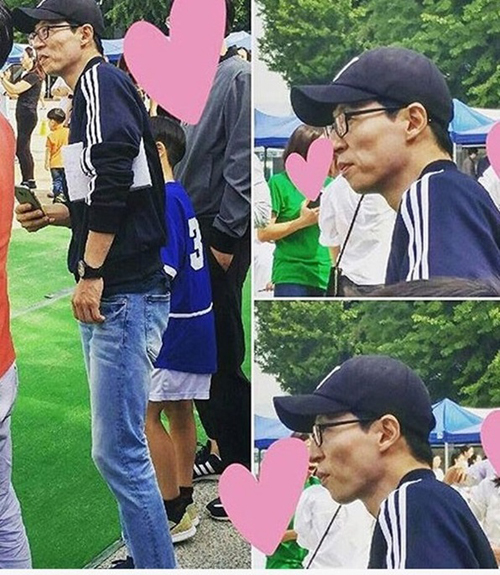 Jiho S Dad Yoo Jaesuk Participated In The Sports Day Of His Son S Elementary School